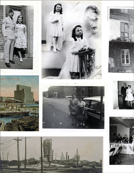 collage of the merciers and griffintown